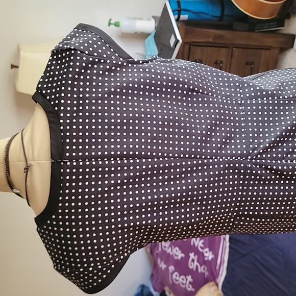 Hal Rubenstein Black and white polka-dot dress - Picture 4 of 5